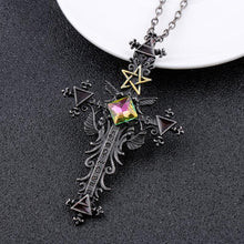 Load image into Gallery viewer, Vintage Gothic Cross Necklace