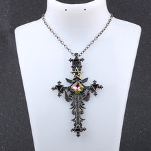 Load image into Gallery viewer, Vintage Gothic Cross Necklace