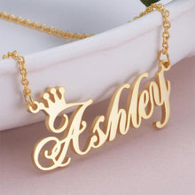 Load image into Gallery viewer, Personalized Name Necklace Initial Monogram