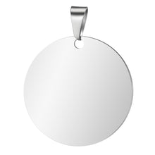 Load image into Gallery viewer, Custom Photo Necklace Silver