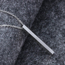 Load image into Gallery viewer, Custom Necklace Engraved Silver