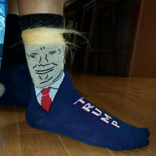 Load image into Gallery viewer, 3D Fake Hair Crew Socks