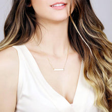 Load image into Gallery viewer, Customized Nameplate Necklace Gold