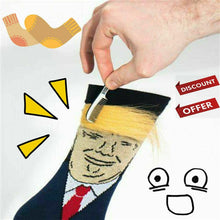 Load image into Gallery viewer, 3D Fake Hair Crew Socks