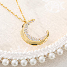 Load image into Gallery viewer, Celestial Moon Crystal Necklace