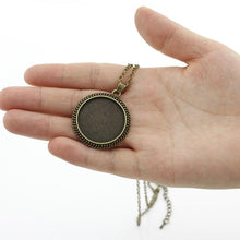 Load image into Gallery viewer, Photo Or Text Picture Custom Glass Dome Pendant Necklace