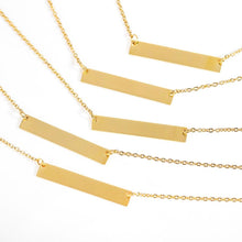 Load image into Gallery viewer, Bar Custom Made with Any Name Gold