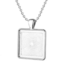 Load image into Gallery viewer, Custom Photo Square Pendant Necklace