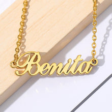 Load image into Gallery viewer, Customized Fashion Name Necklace