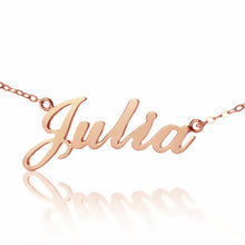 Load image into Gallery viewer, Custom Name Necklace 18K Gold Plated