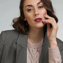 Load image into Gallery viewer, Engraved Silver Disc Necklace