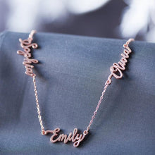 Load image into Gallery viewer, Customize 3 name necklaces