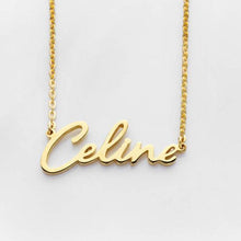 Load image into Gallery viewer, Personalized Cursive Name Necklace