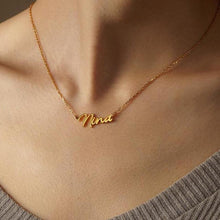 Load image into Gallery viewer, Personalized Cursive Name Necklace