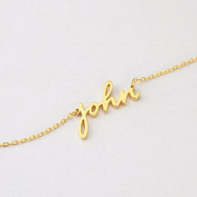 Load image into Gallery viewer, Personalized Cursive Name Necklace