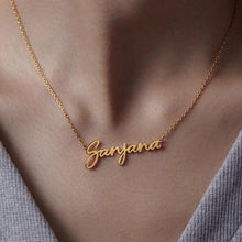 Load image into Gallery viewer, Personalized Cursive Name Necklace