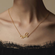 Load image into Gallery viewer, Personalized signature Name Necklace