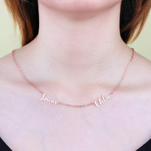 Load image into Gallery viewer, Customize 3 name necklaces