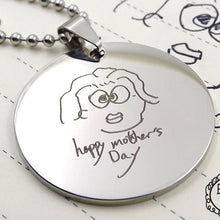 Load image into Gallery viewer, Custom Photo Necklace Silver