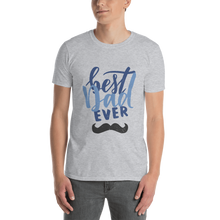 Load image into Gallery viewer, Men's Short Sleeve T-Shirt best Dad ever Beards Cotton Printed Fashion personality Tee Gildan 64000