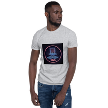 Load image into Gallery viewer, Men's Short-Sleeve Unisex T-Shirt Happy Independence Day United State of America T-shirt 100% Cotton Tee