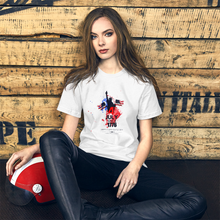 Load image into Gallery viewer, Unisex Short-Sleeve The Statue of Liberty T-Shirt Happy Independence Day United State of America 4th Of July T-Shirt 100% ring-spun cotton Tee