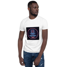 Load image into Gallery viewer, Men's Short-Sleeve Unisex T-Shirt Happy Independence Day United State of America T-shirt 100% Cotton Tee