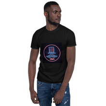 Load image into Gallery viewer, Men's Short-Sleeve Unisex T-Shirt Happy Independence Day United State of America T-shirt 100% Cotton Tee