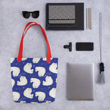 Load image into Gallery viewer, New Arrivals-Polar Bear Patterns Design Tote bag For Best Friend