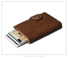 Load image into Gallery viewer, Custom Name Card Holder Anti RFID MiniWallet