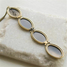 Load image into Gallery viewer, Extended Photo Box Pendant Necklace Gold