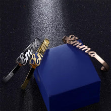 Load image into Gallery viewer, Bracelet Personalized Custom Cuff Bangles