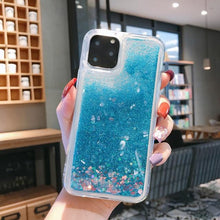 Load image into Gallery viewer, Liquid Quicksand Bling Glitter Phone Case For iPhone 11 Pro Max XS X XR 6 6S 8 7 Plus 5 5S SE Water Shine Silicon Cover