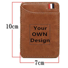 Load image into Gallery viewer, Custom Picture Mini Wallet Clip