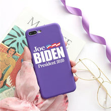 Load image into Gallery viewer, Joseph Robinette Joe Biden President Colored soft silicone phone case for iPhone 6 6plus 7 7plus 8 8plus X XS XR XSMAX
