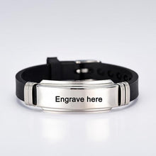 Load image into Gallery viewer, Engravable Medical Alert ID Bracelets