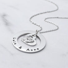 Load image into Gallery viewer, Custom Photo Stainless Steel Engraved Necklace