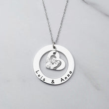 Load image into Gallery viewer, Custom Photo Stainless Steel Engraved Necklace