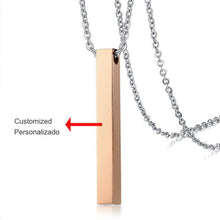 Load image into Gallery viewer, Personalized Custom Name Necklace Rose Gold