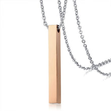 Load image into Gallery viewer, Personalized Custom Name Necklace Rose Gold