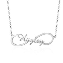 Load image into Gallery viewer, Custom Single Infinity Name Necklace