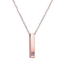 Load image into Gallery viewer, Custom Engraved Bar Necklace Jewelry