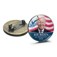 Load image into Gallery viewer, SONGDA New Biden 2020 Brooch Collar Pin Joe Biden Bernie Sanders Badges President Election Supporters Metal Pins Button Jewelry