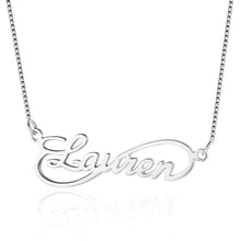 Load image into Gallery viewer, Custom Unique Infinity Love Nameplate Necklace