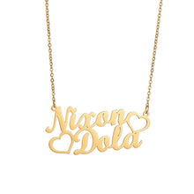 Load image into Gallery viewer, Heart Personalized Letter Necklace