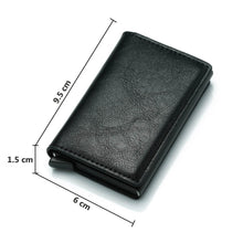 Load image into Gallery viewer, Custom Name Card Holder Anti RFID Slimwallet