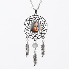 Load image into Gallery viewer, Custom Photo Tassel Pendant Necklace