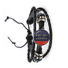 Load image into Gallery viewer, *NEW* 2020 USA Trump Collection Election Leather Bracelet
