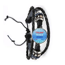 Load image into Gallery viewer, *NEW* 2020 USA Trump Collection Election Leather Bracelet