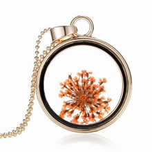 Load image into Gallery viewer, Organic Dried Flower Pendant